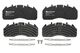 JEU PLAQ. DE FREIN MERITOR WVA29174+29218+29273